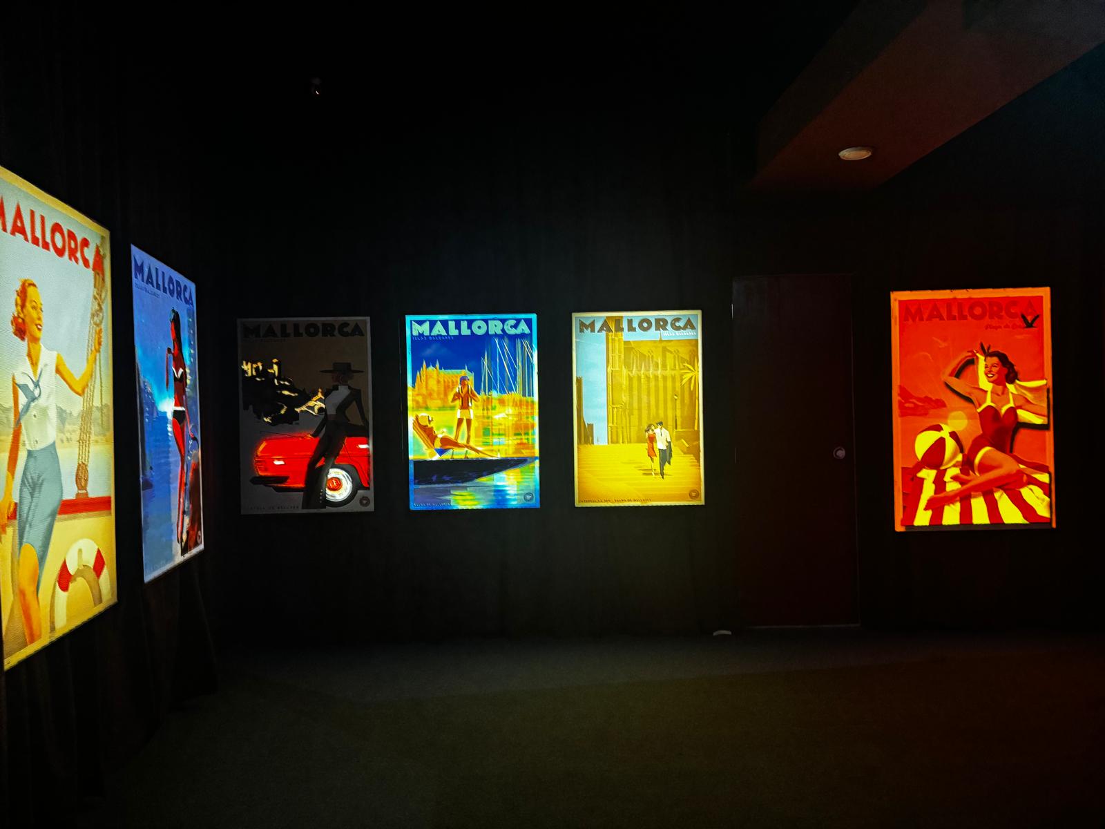 Vintage posters room